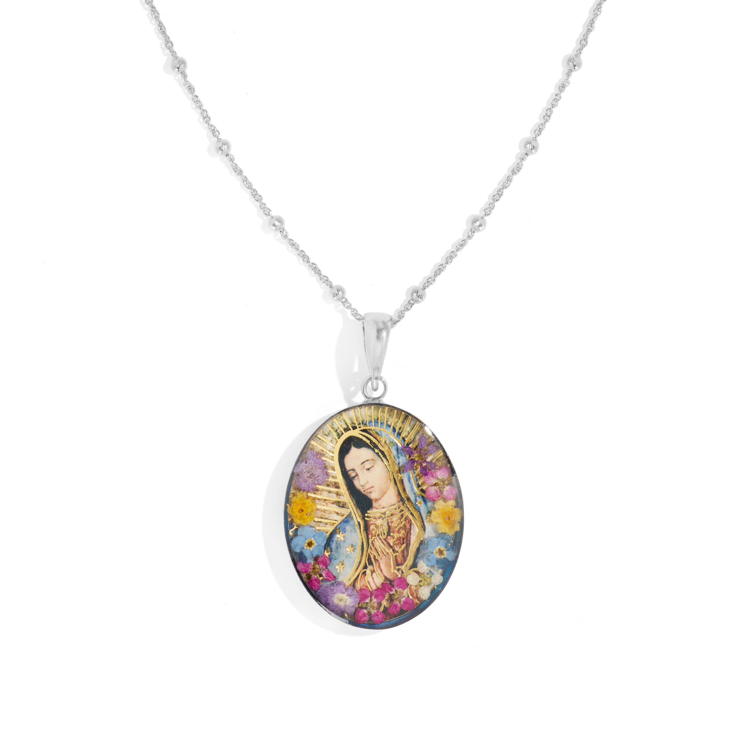 Flores Para Guadalupe Necklace