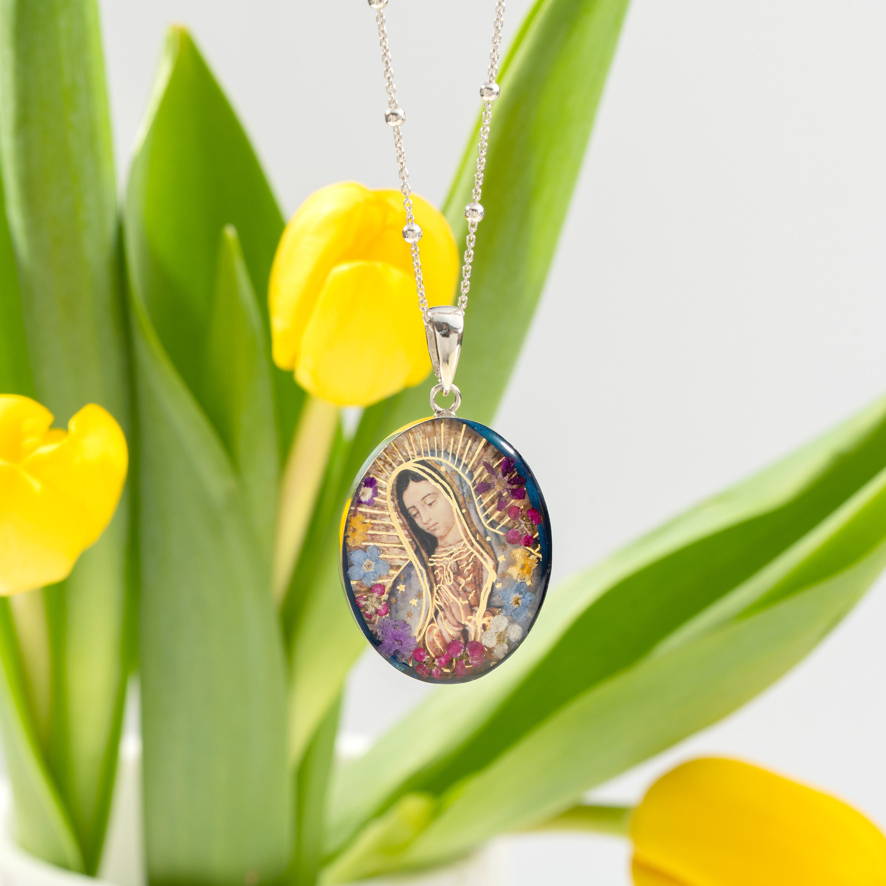 Flores Para Guadalupe Necklace