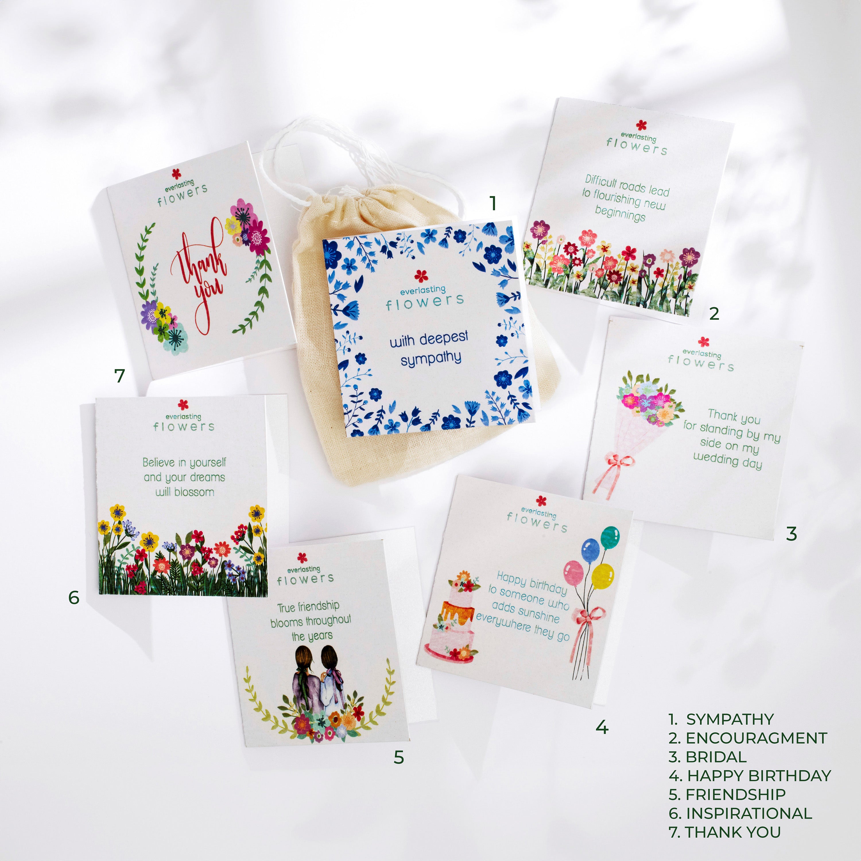 Dira Earrings with Multi Colored Flowers