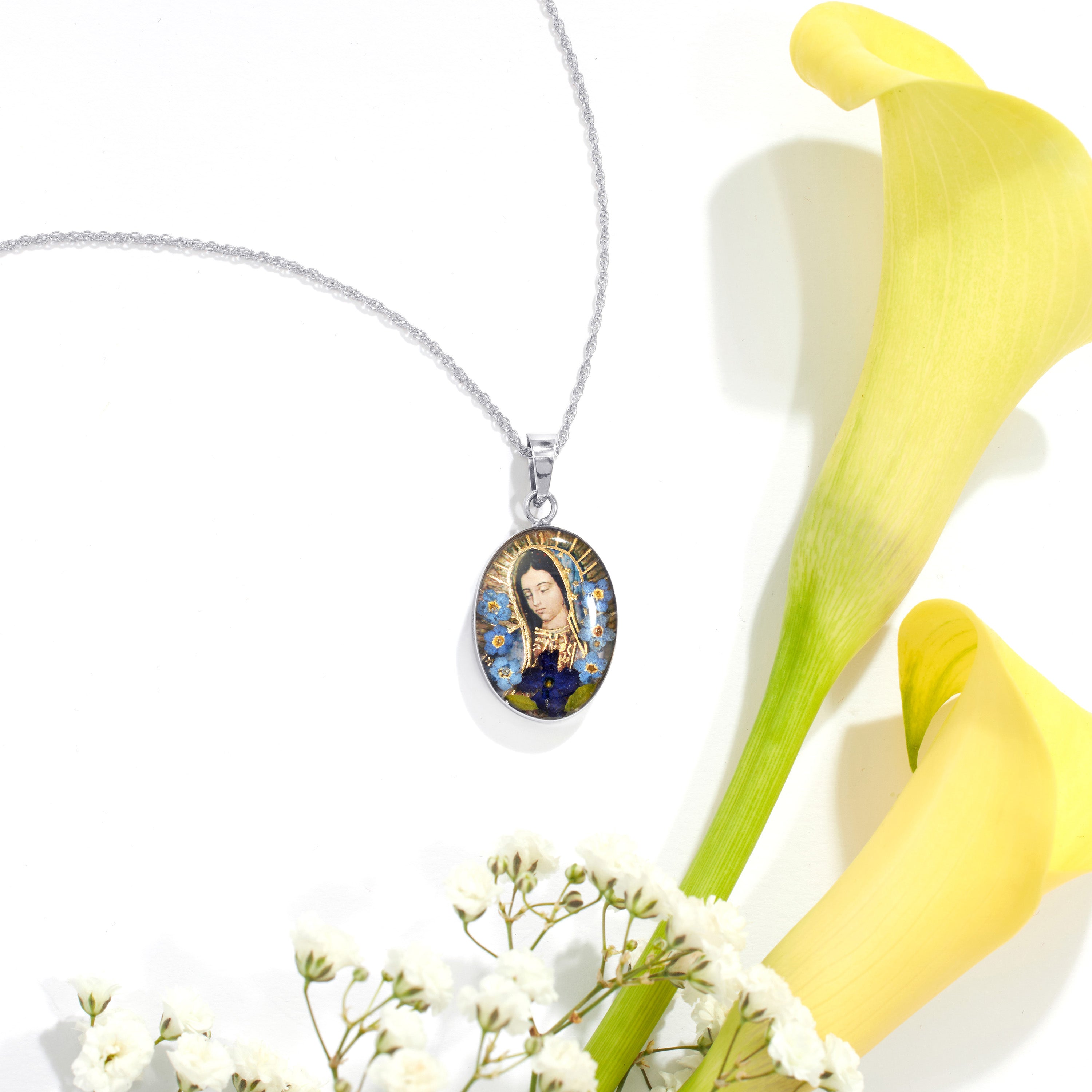Double Sided Guadalupe Necklace